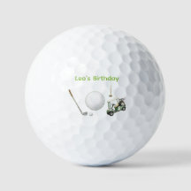 Watercolor Golf Kids Birthday