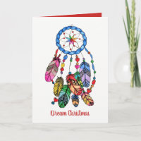 Watercolor gorgeous rainbow dream catcher