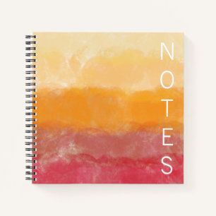 Watercolor Gradient Notebook