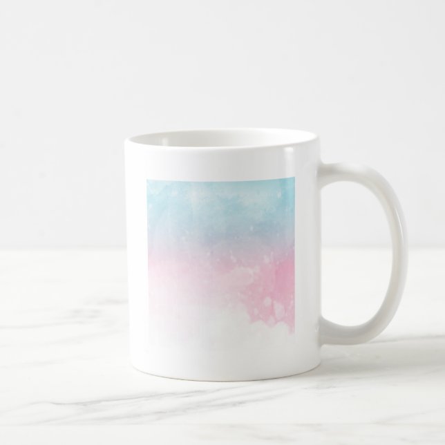 watercolor gradient ombre coffee mug (Right)