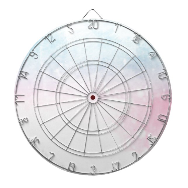 watercolor gradient ombre dartboard (Front)