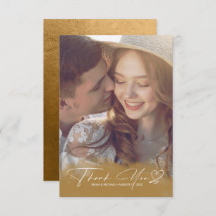 Watercolor Gradient Thank You Autumn Gold ID786