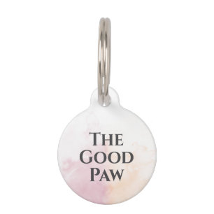 Watercolor Gradient The Good Paw Pet Tag