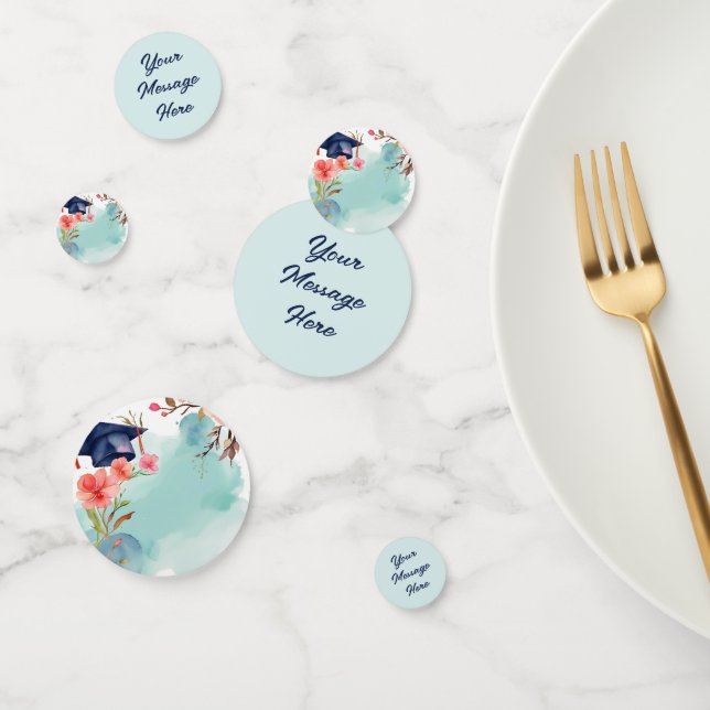 Watercolor Graduation Celebration Confetti (Group)