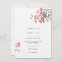 Watercolor Grape Vine Wedding