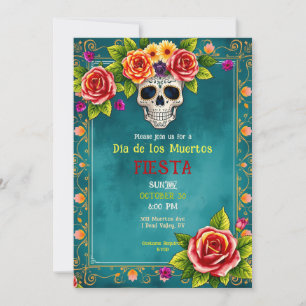 💀🎉 Watercolor Grave Expectations Invitation