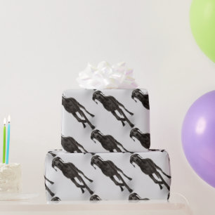 Watercolor  Great Dane Dog Pet Animal   Wrapping Paper