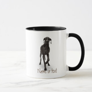 Watercolor Great Dane Pet Dog Custom Mug