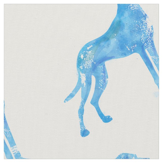 Watercolor Great Dane Sewing Craft Fabric (Close Up)