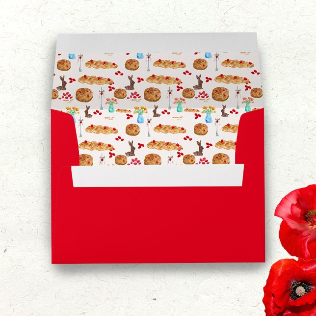 Watercolor Greek Easter Christos Anesti Envelope (Creator Uploaded)
