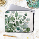 Watercolor Green Foliage Greenery Leaves Laptop Sleeve<br><div class="desc">Introducing our Watercolor Green Foliage Leaves Modern Laptop Sleeve, a perfect gift for nature-loving teachers. This captivating laptop sleeve features a serene watercolor design, blending shades of sage and green to evoke a sense of tranquillity. With intricate leaf motifs and botanical elements, it celebrates the beauty of nature. This laptop...</div>