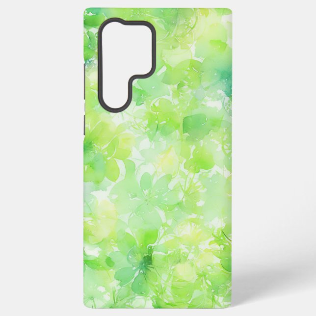 Watercolor Green Leaf Botanical Phone Case (Back)
