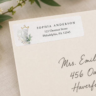 Watercolor Greenery Bridal Shower