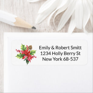 Watercolor greenery for Christmas