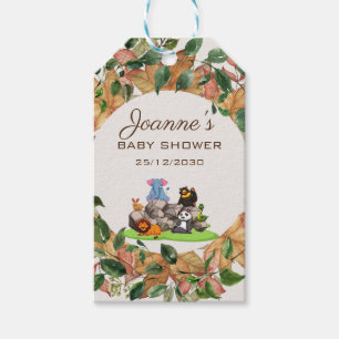Watercolor Greenery Gender Neutral Baby Shower Gift Tags