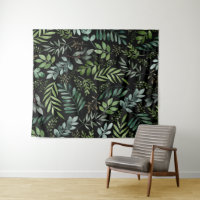Watercolor Greenery Leaves