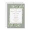 Watercolor Greenery Sage Green Bridal Tea Party