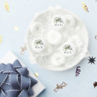 Watercolor Greenery Wedding Initials Sage Green