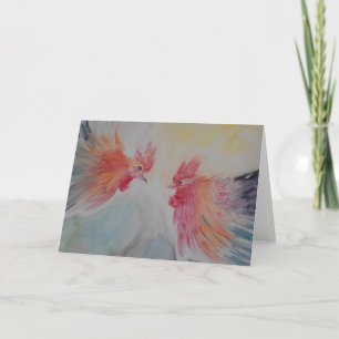 Watercolor greeting card