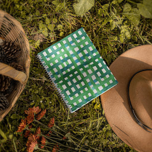 Watercolor grid – green planner