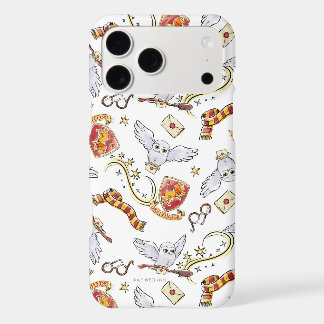 Watercolor GRYFFINDOR™ Hedwig Pattern