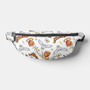 Watercolor GRYFFINDOR™ Hedwig Pattern Bum Bags