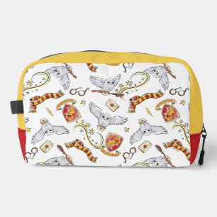 Watercolor GRYFFINDOR™ Hedwig Pattern Dopp Kit