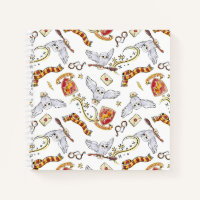 Watercolor GRYFFINDOR™ Hedwig Pattern