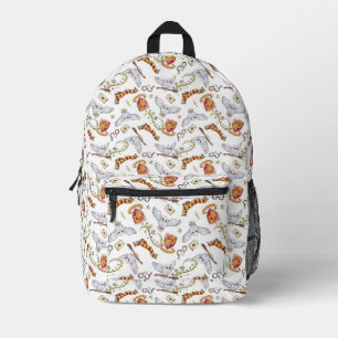 Watercolor GRYFFINDOR™ Hedwig Pattern Printed Backpack