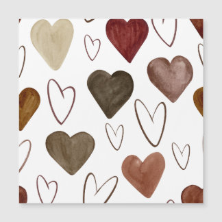 Watercolor Hand Drawn Out lines Heart Sketch