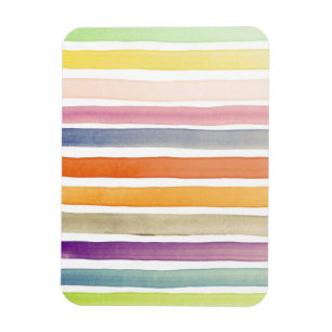 Watercolor hand painted brush strokes, banners. magnet