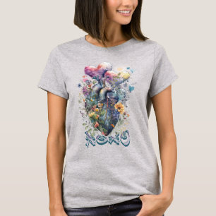 Watercolor Heart  T-Shirt