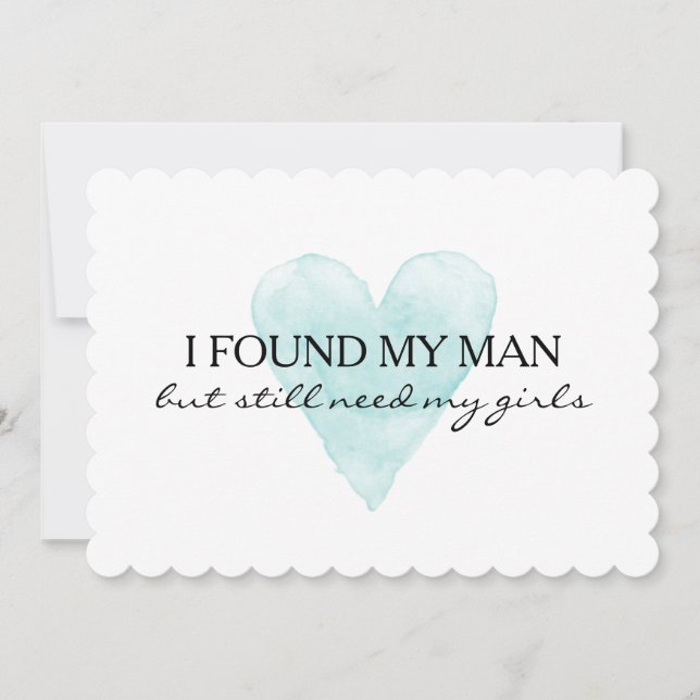 Watercolor heart Will you be my bridesmaid cards (Front)