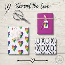 Watercolor Hearts and XOXO