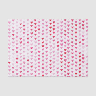 Watercolor Hearts Tissue Paper