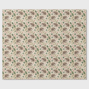 Watercolor Hedgehog Wrapping Paper