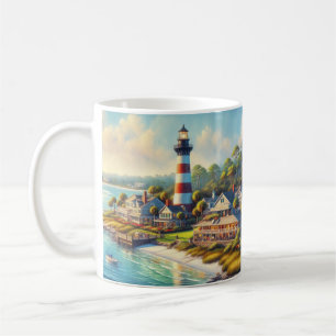 Watercolor Hilton Head Island Lighthouse  Coffee Mug