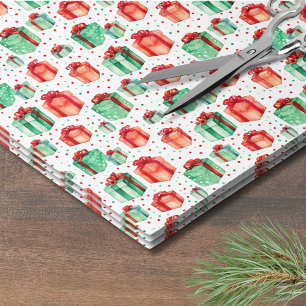 Watercolor Holiday Christmas Tissue Paper