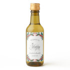 Watercolor Holly and Berries Wedding Welcome