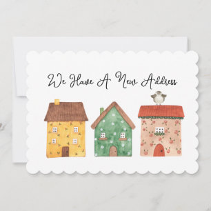 Watercolor Homes New Address Moving Annoucement
