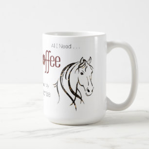 Watercolor Horse Lover Coffee Mug