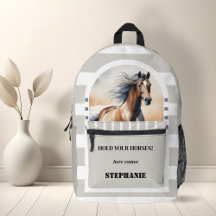 Watercolor Horse Tan Modern