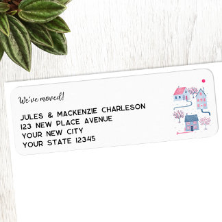 Watercolor House Change of Address