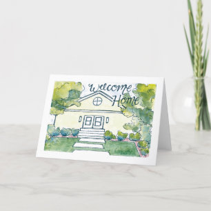Watercolor Housewarming Card