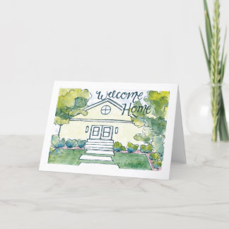 Watercolor Housewarming Card