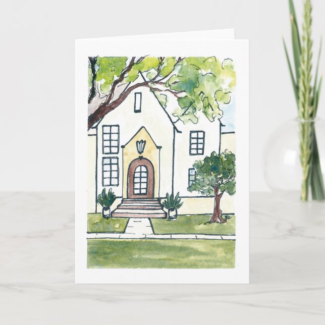Watercolor Housewarming Card (Front)