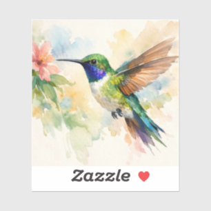 Watercolor Hummingbird