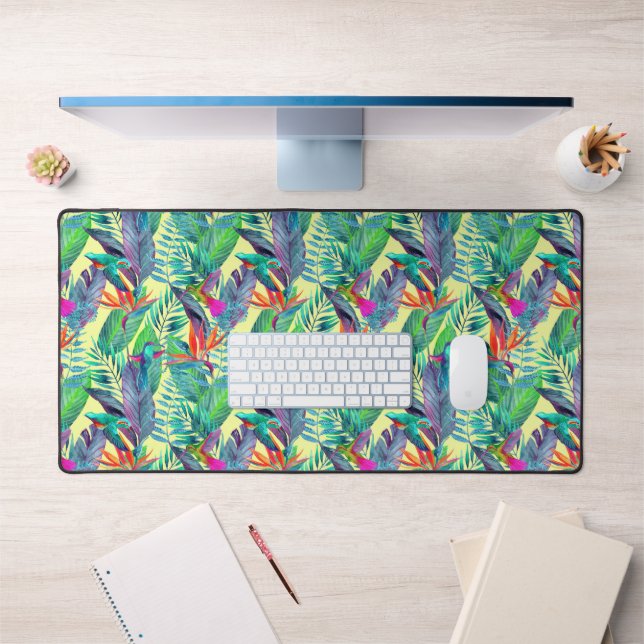Watercolor Hummingbirds Desk Mat (Office 1)