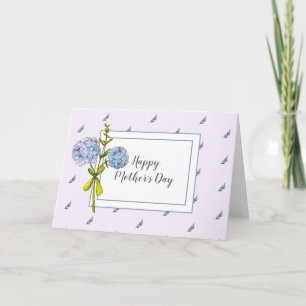 Watercolor Hydrangea Card