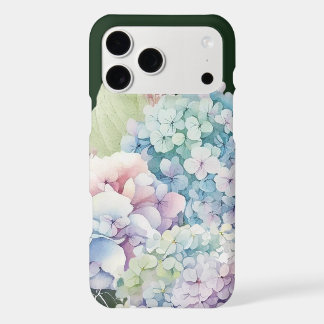 Watercolor Hydrangea Personalised Green